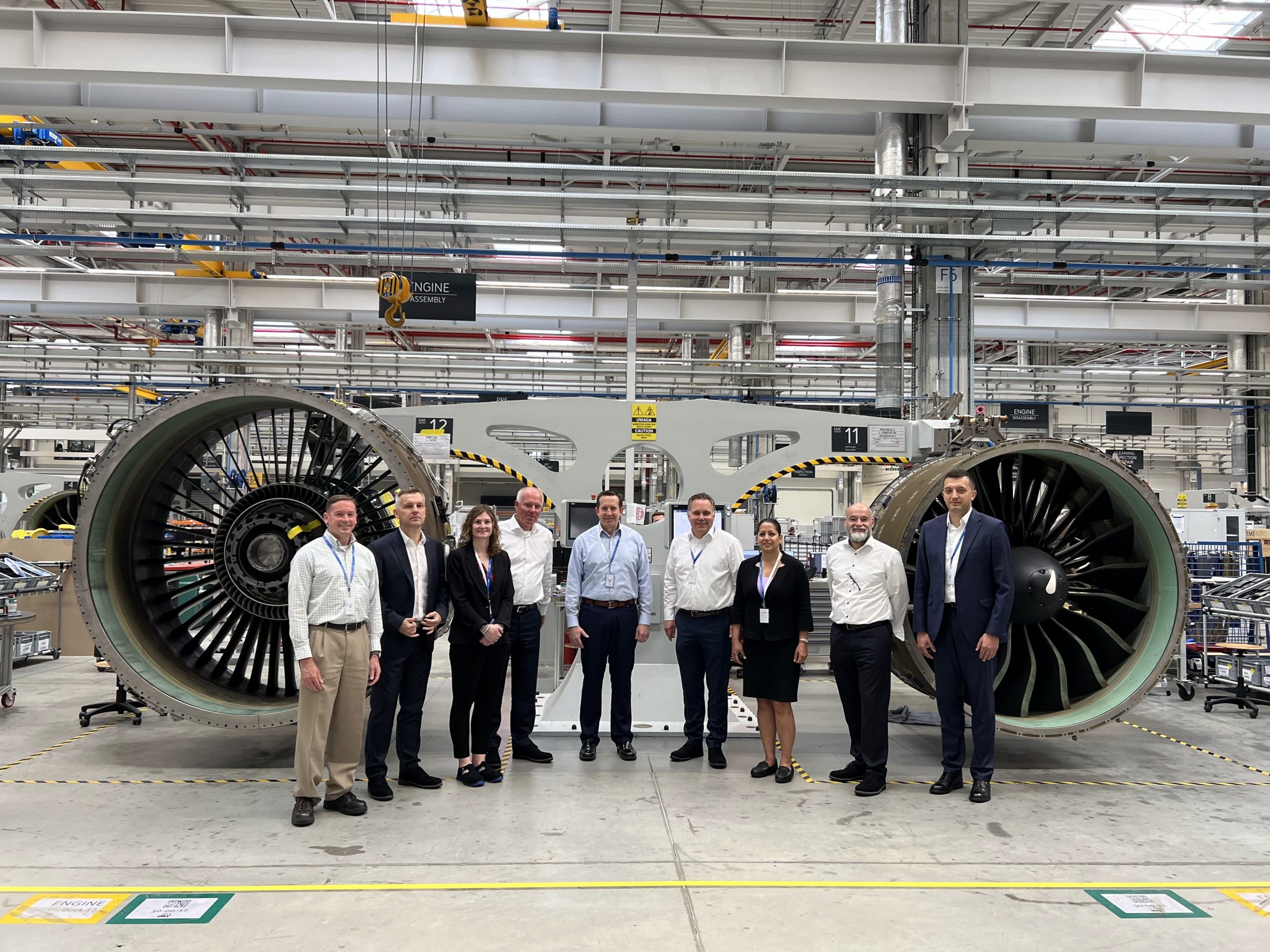 EME AeroPratt & Whitney visit EME Aero